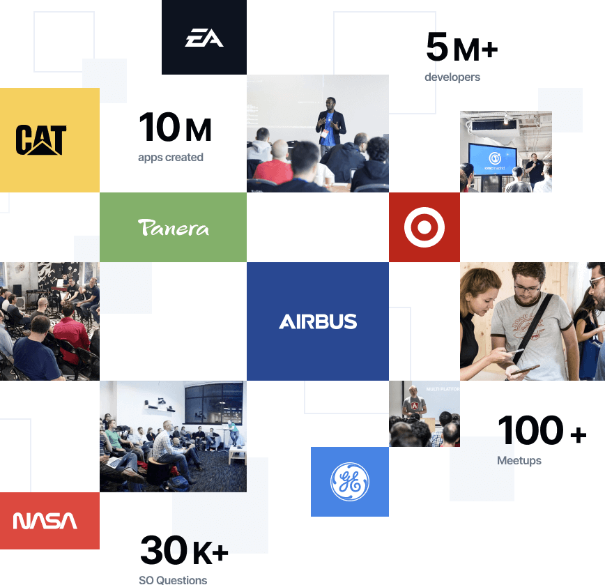 5m Developers, 10m Apps Created, 100+ Meetups